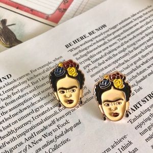 💫2 for $18💫 Frida Face Drop Earring
